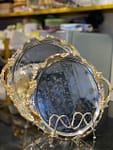 3pcs Luxurious Stainless Steel Serving Trays