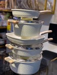 Uakeen Granite Cookware Set (Non-Stick & Induction Compatible)