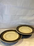 2 Pcs Ceramic Plates Set