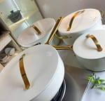 Uakeen 8-Piece Granite Non-Stick Cookware Set