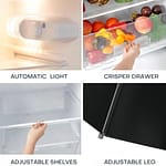 Chigo REF-CRT24C8-4STAR-(TF)-212L Top Freezer Refrigerator