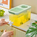 4L Fridge Storage Beverage Dispenser – Hot & Cold Drink Container with Removable Spout
