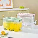 4L Fridge Storage Beverage Dispenser – Hot & Cold Drink Container with Removable Spout