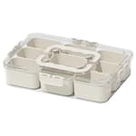 9-Compartment Portable Snack Container