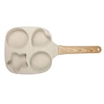 4 holes frying pan