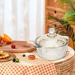 Glass Bowl / Casserole Dish with Lid