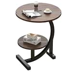 2 Compartment / 2-Tier C-Shaped Side Table
