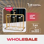 Luxury Gold Iron Mug Holder / Cup Drying Rack Tree
