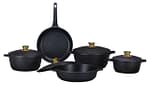 6-Piece Non-Stick Coated Cast Iron Cookware Set