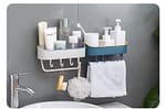 Multi-functional Shelf (Wall-Mounted Plastic Storage Rack)