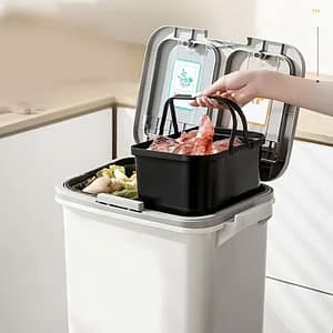 34 litters modern trash bin