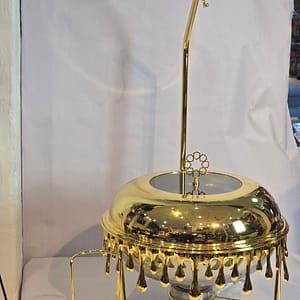 8 L Gold Finish Stainless Steel Chafing Dish