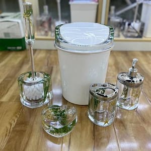 5-Piece Bathroom Organizer Set with Ocean Theme