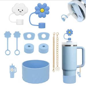Tumbler Accessories Set (Spill-Proof for Stanley Cups)