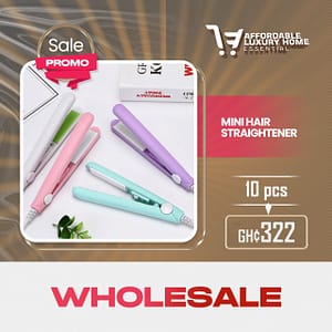 Mini Hair Straightener / 2-in-1 Portable Ceramic Flat Iron
