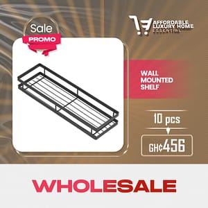 Wall Mounted Shelf (Metal Spice Rack / Shower Caddy)