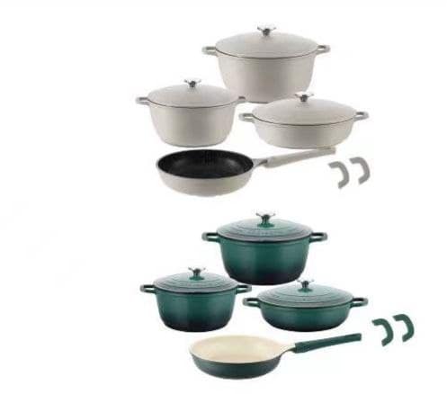 Haus Roland 9-Piece Diecast Non-Stick Cookware Set