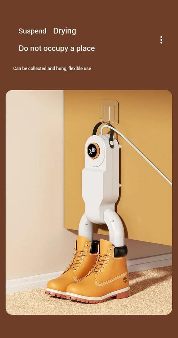 Shoe Dryer (Portable Footwear Deodorizer with Timer)