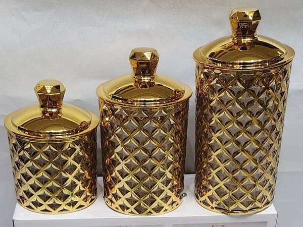 3 pcs luxurious canister