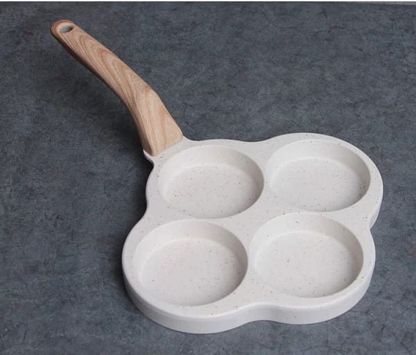 4 holes frying pan