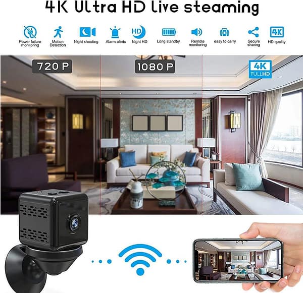 Security Camera: HD Wi Fi, Night Vision, Motion Detection
