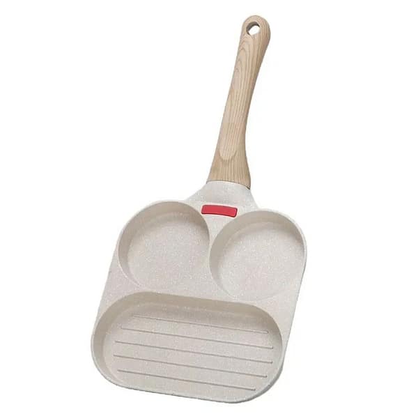 3 holes frying pan