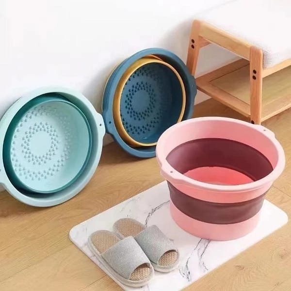 Foldable pedicure bowl