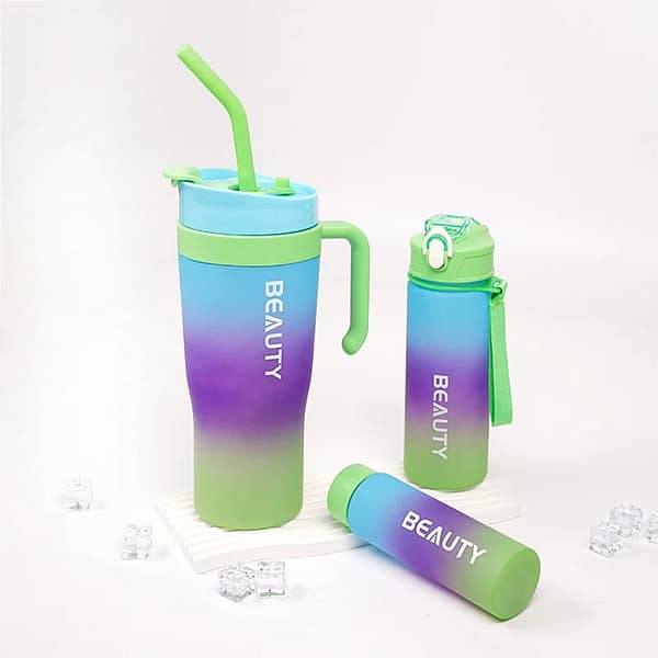 3in1 plastic tumbler set