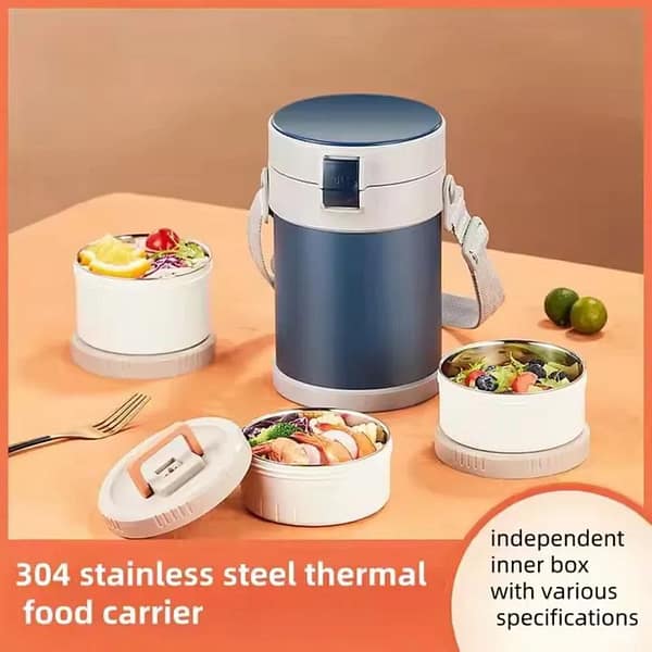Insulated lunch bowl set