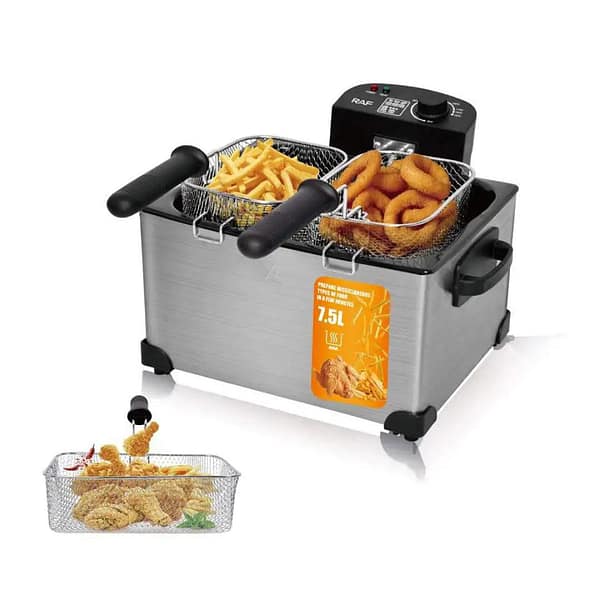 5  Raf double deep fryer