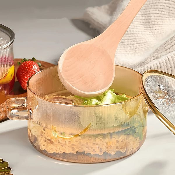 Glass cooking pot
