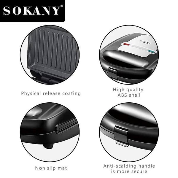 Sokany SK-B140 8-in-1 Sandwich Maker Set