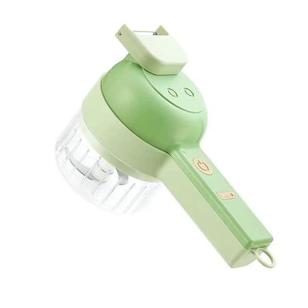 4-in-1 Handheld Electric Vegetable Cutter Set