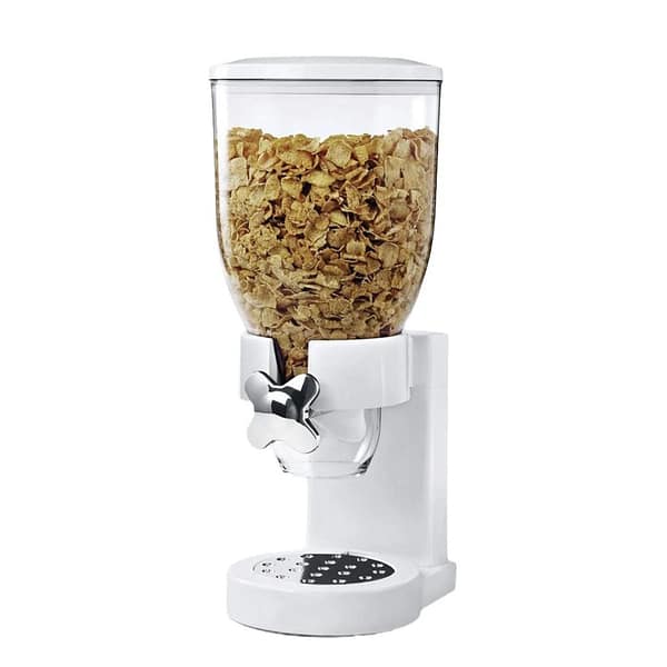 Single Dry Food Dispenser for Cereal with 3.5L Capacity