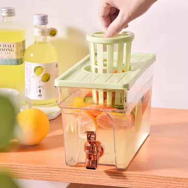 3L Fridge Storage Beverage Dispenser – Space‑Saving Cold Drink Container with Tap
