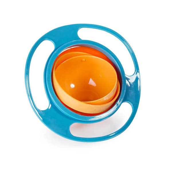 Universal Gyro Rotating Anti-Spill Baby Bowl