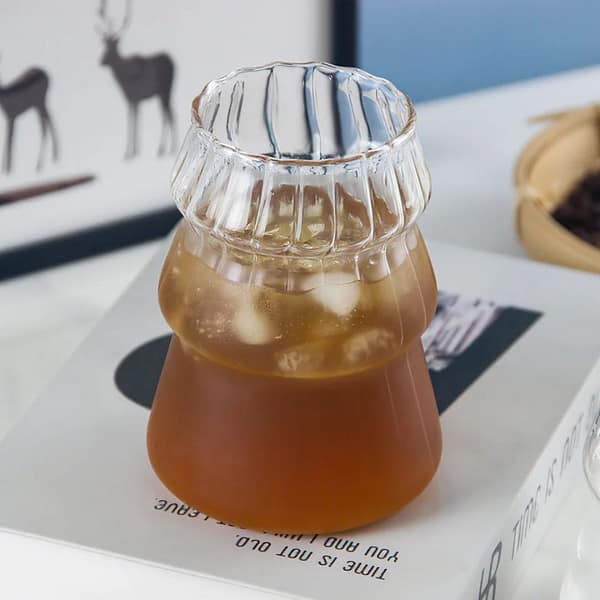 Decorative Glass Storage Jar with Bamboo Lid