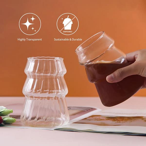 Decorative Glass Storage Jar with Bamboo Lid