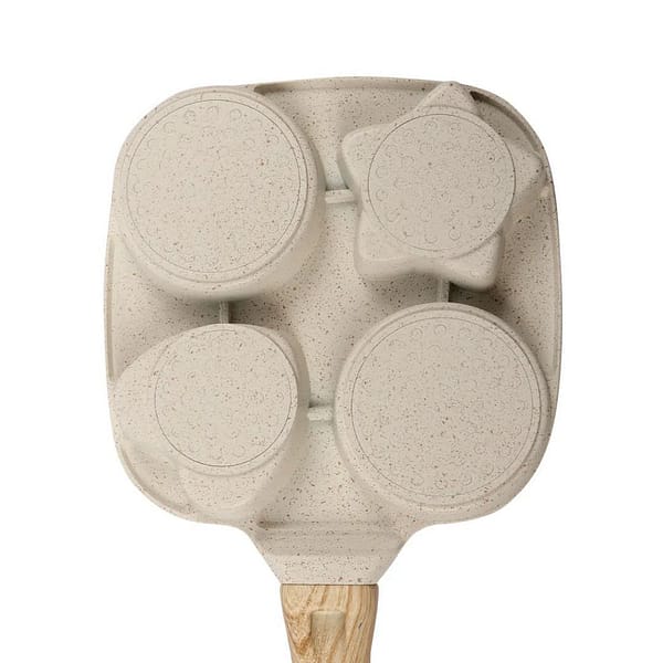 4 holes frying pan