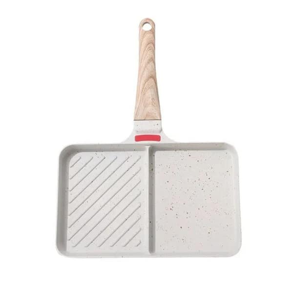 2 compartments frying pan