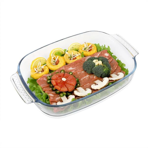 Rectangular Borosilicate Glass Baking Dish