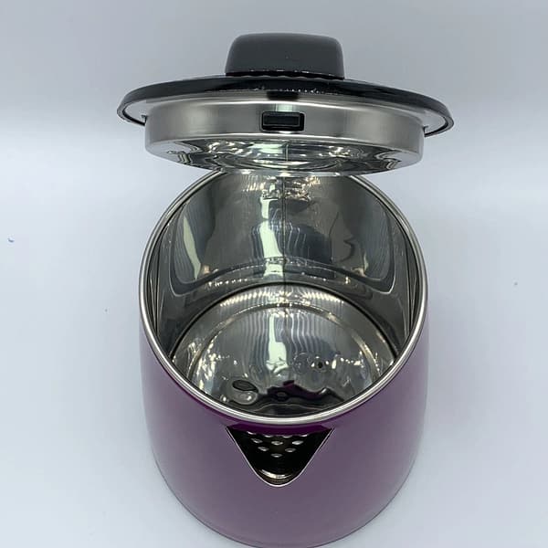 2.5-Liter Blue Floral Electric Kettle