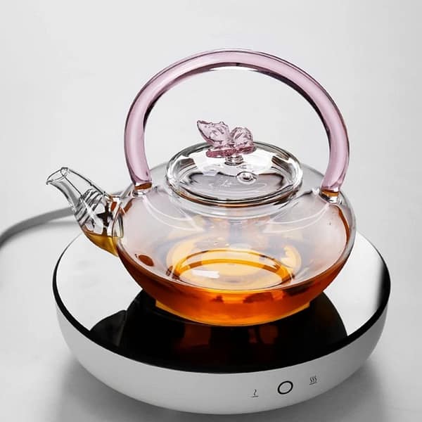 Heat-Resistant Glass Teapot / Firefox Safe Glass Kettle