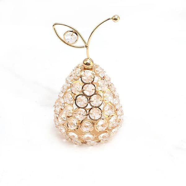 Sparkling Crystal Pearl Ornament Figurine (Pear Shape)