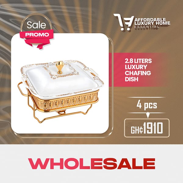 2.8 Liters Luxury Chafing Dish (Buffet Warmer)
