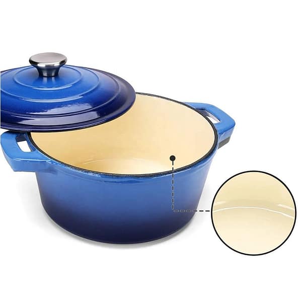 Dutch Oven Casserole (Enamel-Coated Cast Iron Pot)