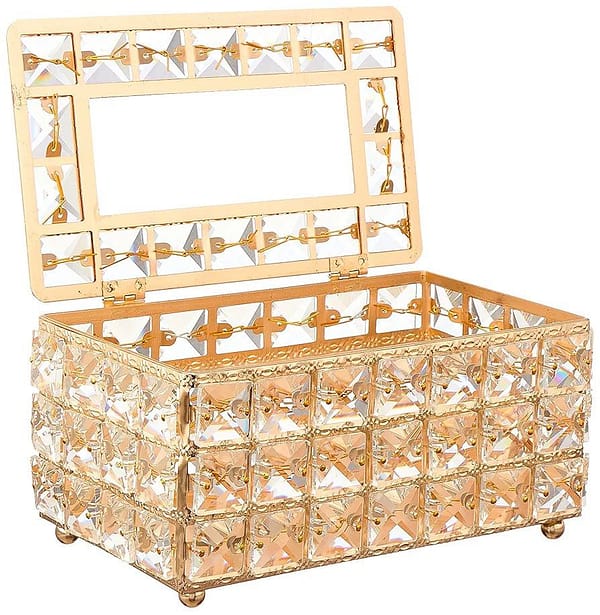 Rectangular Crystal Luxury Tissue Holder / Box Cover