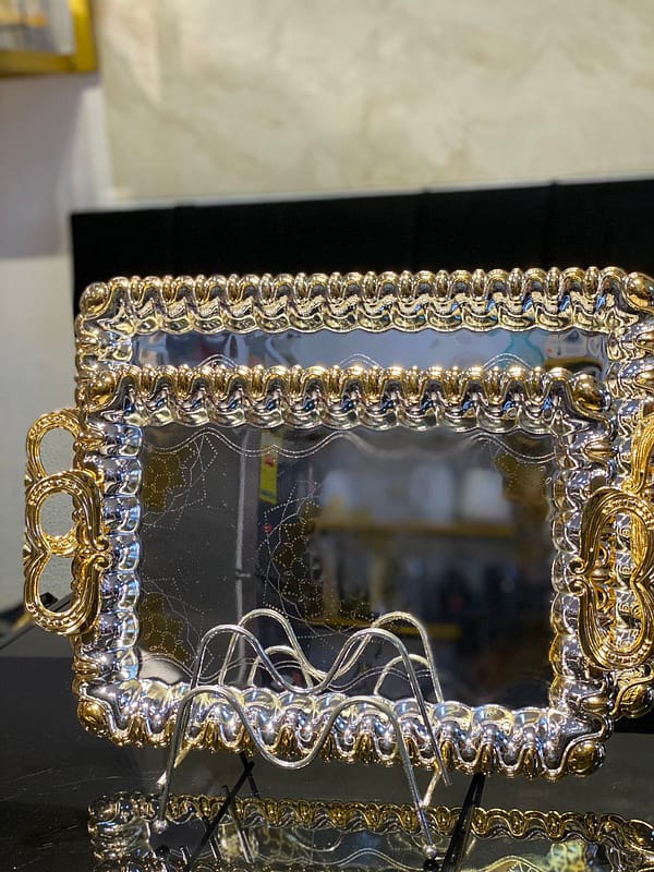 2 Sets Luxurious Ornate Serving Trays  ST006