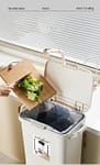 34 litters modern trash bin